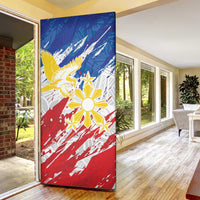 Filipino Sun and Stars Door Cover Grunge Vibes
