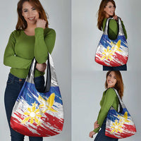 Filipino Sun and Stars Grocery Bag Grunge Vibes LT7 - Polynesian Pride
