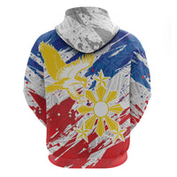 Personalized Filipino Sun and Stars Hoodie Grunge Vibes