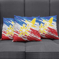 Filipino Sun and Stars Pillow Cover Grunge Vibes LT7 - Polynesian Pride