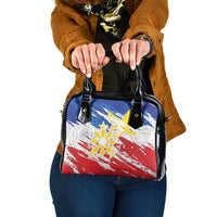Filipino Sun and Stars Shoulder Handbag Grunge Vibes LT7 One Size White - Polynesian Pride