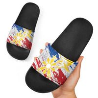 Filipino Sun and Stars Slide Sandals Grunge Vibes