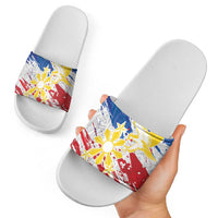 Filipino Sun and Stars Slide Sandals Grunge Vibes