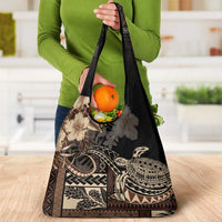 Vaiaso o le Gagana Samoa Grocery Bag Siapo Motif Black LT7 - Polynesian Pride