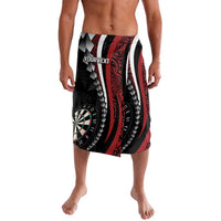 Personalized New Zealand Darts Lavalava Kowhaiwhai Whero Koiri - Manaia LT7 Red - Polynesian Pride