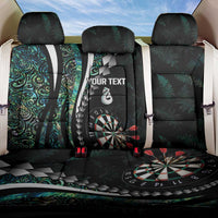 Personalized New Zealand Darts Back Car Seat Cover Paua Shell Koiri - Manaia
