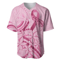 Aotearoa Maori Baseball Jersey Pink Fern Ribbons LT7 Pink - Polynesian Pride