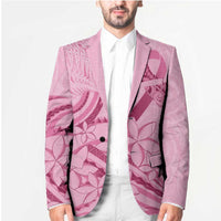 Aotearoa Maori Blazer Pink Fern Ribbons - Polynesian Pride