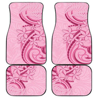 Aotearoa Maori Car Mats Pink Fern Ribbons - Polynesian Pride