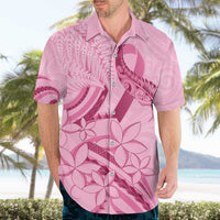 Aotearoa Maori Hawaiian Shirt Pink Fern Ribbons - Polynesian Pride