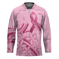 Aotearoa Maori Hockey Jersey Pink Fern Ribbons LT7 Unisex Pink - Polynesian Pride
