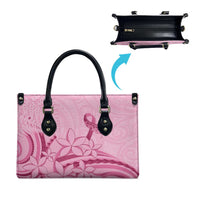 Aotearoa Maori Leather Bag Pink Fern Ribbons LT7 - Polynesian Pride