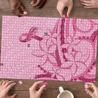 Aotearoa Maori Puzzle Pink Fern Ribbons - Polynesian Pride