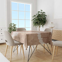 Hawaii Aloha Tablecloth Beige Quilt Patch Work Mix Plumeria Lei