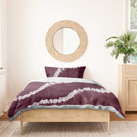 Hawaii Aloha Bedding Set Champange Quilt Patch Work Mix Plumeria Lei LT7 - Polynesian Pride