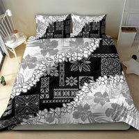 Hawaii Aloha Bedding Set White Quilt Patch Work Mix Plumeria Lei LT7 - Polynesian Pride