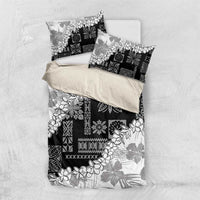 Hawaii Aloha Bedding Set White Quilt Patch Work Mix Plumeria Lei LT7 US Twin 172cm x 218cm White - Polynesian Pride