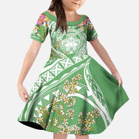 Aloha Molokai Island Family Matching Off Shoulder Maxi Dress and Hawaiian Shirt Hawaii Pua Kukui