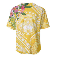 Aloha Hawaii Oahu Baseball Jersey Wahine with Ilima Lei LT7 - Polynesian Pride