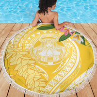 Aloha Hawaii Oahu Beach Blanket Wahine with Ilima Lei LT7 - Polynesian Pride