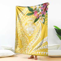 Aloha Hawaii Oahu Blanket Wahine with Ilima Lei LT7 - Polynesian Pride