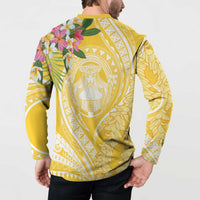 Aloha Hawaii Oahu Button Sweatshirt Wahine with Ilima Lei LT7 - Polynesian Pride