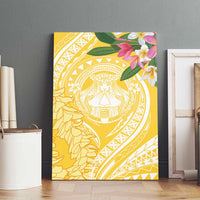 Aloha Hawaii Oahu Canvas Wall Art Wahine with Ilima Lei LT7 - Polynesian Pride