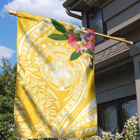 Aloha Hawaii Oahu Garden Flag Wahine with Ilima Lei LT7 - Polynesian Pride