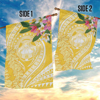 Aloha Hawaii Oahu Garden Flag Wahine with Ilima Lei LT7 - Polynesian Pride