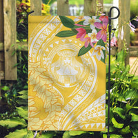 Aloha Hawaii Oahu Garden Flag Wahine with Ilima Lei LT7 Garden Flag Yellow - Polynesian Pride