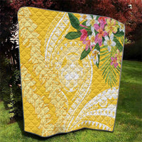 Aloha Hawaii Oahu Quilt Wahine with Ilima Lei LT7 - Polynesian Pride