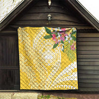 Aloha Hawaii Oahu Quilt Wahine with Ilima Lei LT7 - Polynesian Pride