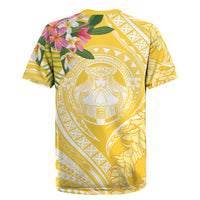 Aloha Hawaii Oahu Rugby Jersey Wahine with Ilima Lei LT7 - Polynesian Pride