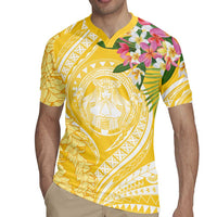 Aloha Hawaii Oahu Rugby Jersey Wahine with Ilima Lei LT7 - Polynesian Pride