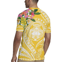 Aloha Hawaii Oahu Rugby Jersey Wahine with Ilima Lei LT7 - Polynesian Pride
