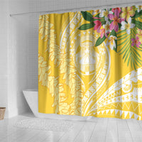 Aloha Hawaii Oahu Shower Curtain Wahine with Ilima Lei LT7 - Polynesian Pride