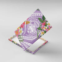 Aloha Hawaii Kauai Canvas Wall Art Frangipani Mix Mokihana Lei LT7 With Frame Purple - Polynesian Pride