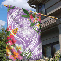 Aloha Hawaii Kauai Garden Flag Frangipani Mix Mokihana Lei LT7 - Polynesian Pride