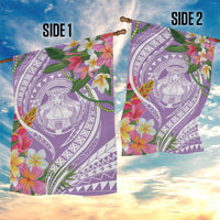 Aloha Hawaii Kauai Garden Flag Frangipani Mix Mokihana Lei LT7 - Polynesian Pride
