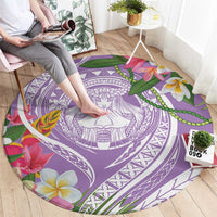 Aloha Hawaii Kauai Round Carpet Frangipani Mix Mokihana Lei LT7 - Polynesian Pride