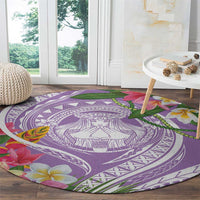 Aloha Hawaii Kauai Round Carpet Frangipani Mix Mokihana Lei LT7 - Polynesian Pride