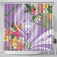 Aloha Hawaii Kauai Shower Curtain Frangipani Mix Mokihana Lei LT7 - Polynesian Pride