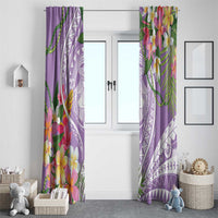 Aloha Hawaii Kauai Window Curtain Frangipani Mix Mokihana Lei LT7 - Polynesian Pride