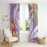 Aloha Hawaii Kauai Window Curtain Frangipani Mix Mokihana Lei LT7 - Polynesian Pride