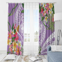 Aloha Hawaii Kauai Window Curtain Frangipani Mix Mokihana Lei LT7 - Polynesian Pride