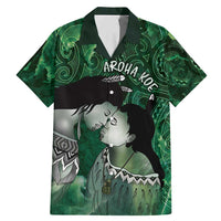 New Zealand Aroha Koe Mama Family Matching Mermaid Dress and Hawaiian Shirt Maori Hongi - Pounamu