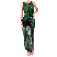 New Zealand Aroha Koe Mama Family Matching Tank Maxi Dress and Hawaiian Shirt Maori Hongi - Pounamu
