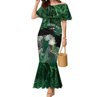 New Zealand Aroha Koe Mama Mermaid Dress Maori Hongi - Pounamu