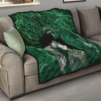 New Zealand Aroha Koe Mama Quilt Maori Hongi - Pounamu LT7 - Polynesian Pride