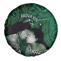 New Zealand Aroha Koe Mama Spare Tire Cover Maori Hongi - Pounamu